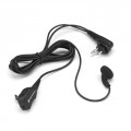 Earbud with Clip Microphone and push to talk switch 53866. The earbud conveniently fits in the ear and delivers great sound even in noisy places.