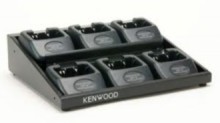 The Kenwood KMB-27 multi-unit charging adapter allows you to charge a fleet of up to 6 radios at once. Simply connect your existing charger base into the KMB-27 housing to save space and use less power outlets. Chargers are not included.