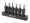 The 6-slot multi-unit charger saves time by copying settings from single radio to fleet of radios. It requires only a single outlet rather than several to preserve space and is compatible with Motorola RDx series 2-way radios (radios not included).