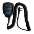 KMC-21 - The Kenwood Compact Lapel Shoulder Microphone is a compact speaker microphone that has a volume control and channel scan button along with being a Splash-proof design and swivel belt clip.
