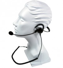 SPM-1400 Medium Duty Boom Microphone Headset for Icom, Kenwood, Cobra, Maxon, Midland, Motorola, Icom Radios, as well as others. Includes Remote Finger PTT Controller.