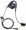 ICOM HS-94 headset has a single over the ear style earpiece and a small, flexible boom mic makes this a great buy for the price.
