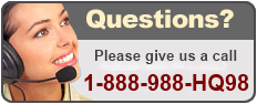 Call HQ98 at 1-888-988-4798 and get Free Shipping