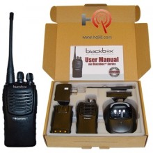 Klien BlackBox Plus Package Includes: 1300 mAh Lion Battery, Rapid Rate Charger, Accessory Clamp, Antenna, Belt Clip, User Manual.